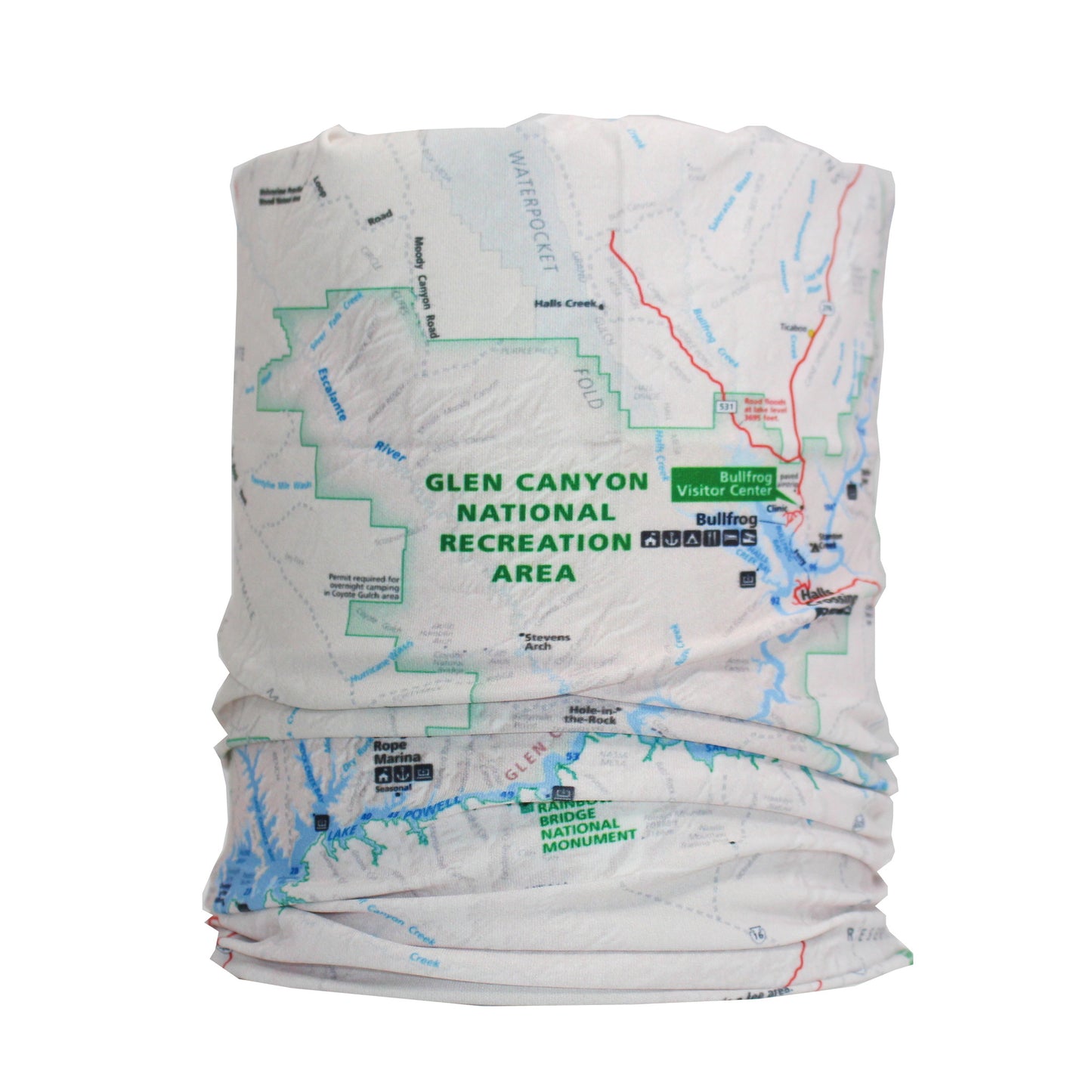 glen canyon national recreation area map neck gaiter buff