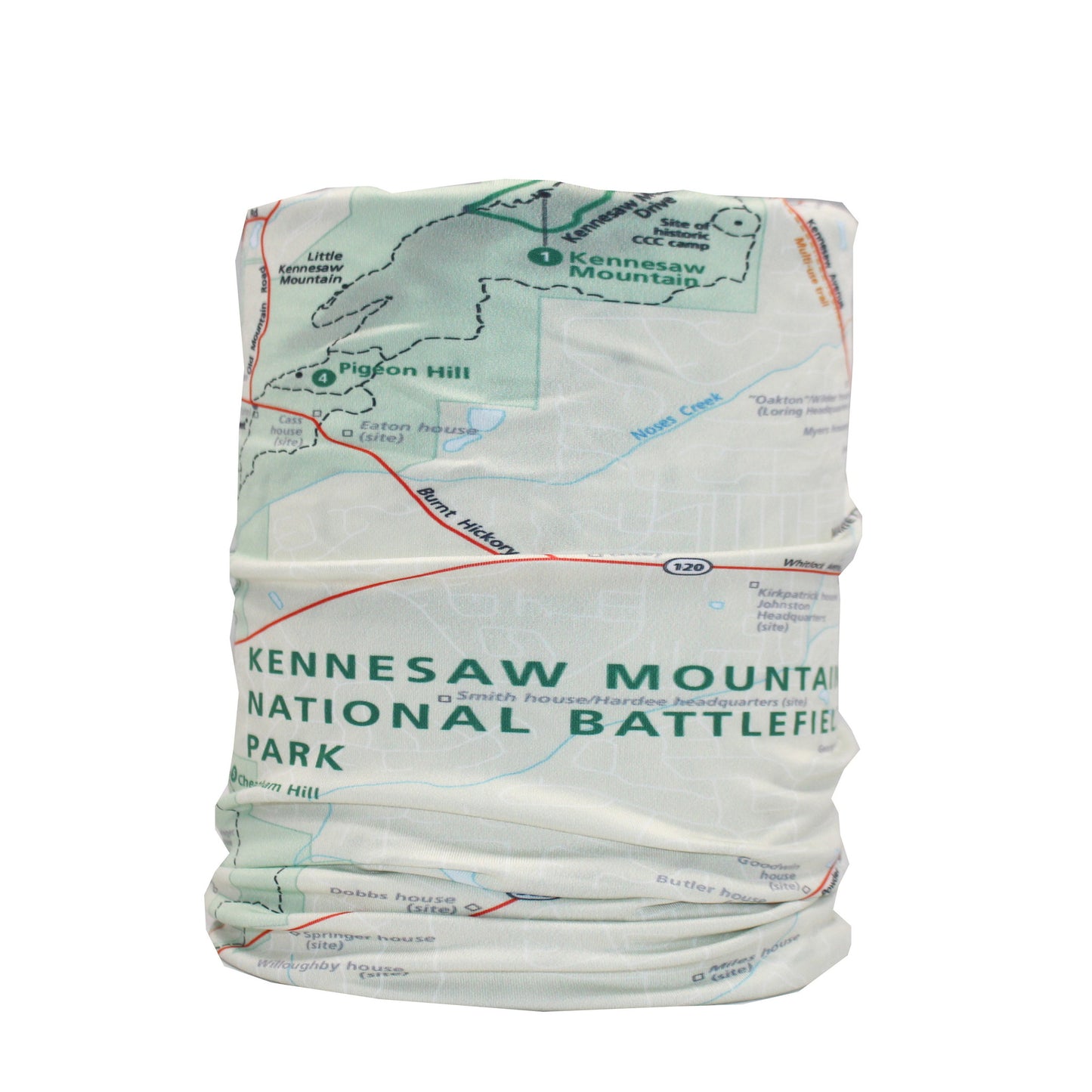 kennesaw mountain national battlefield park map neck gaiter buff