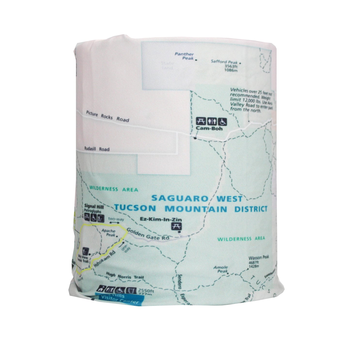saguaro national park map neck gaiter buff