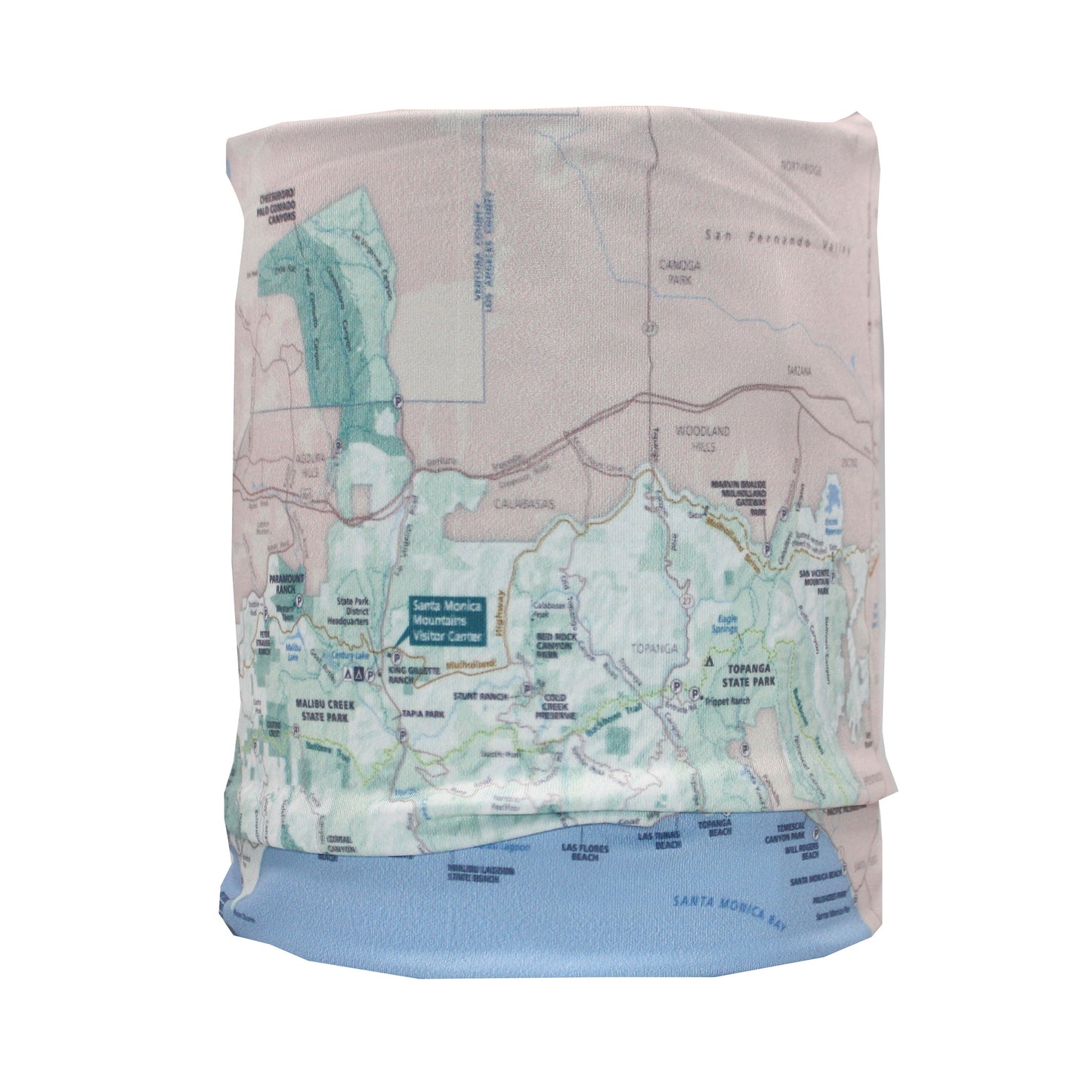 santa monica mountains national recreation area map neck gaiter buff