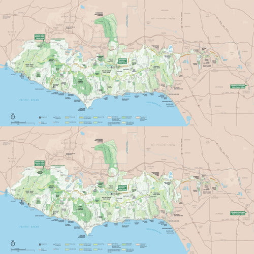santa monica mountains national recreation area map