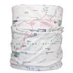 big bend national park map neck gaiter buff