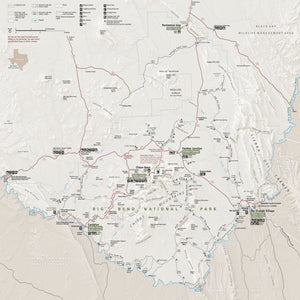 big bend national park map
