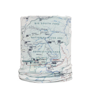 big south fork national river and recreation area map neck gaiter buff