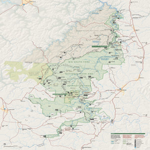 big south fork national river and recreation area map