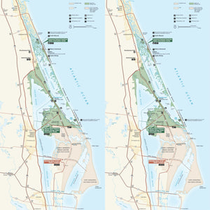canaveral national seashore map