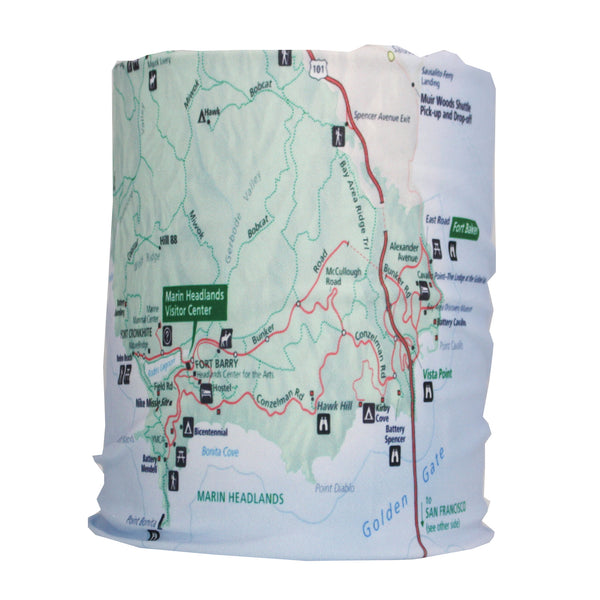 Monontsha Map Golden Gate National Park Map