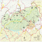 great smoky mountains national park map 