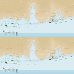 gulf islands national seashore map