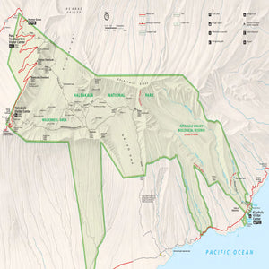 haleakala national park map