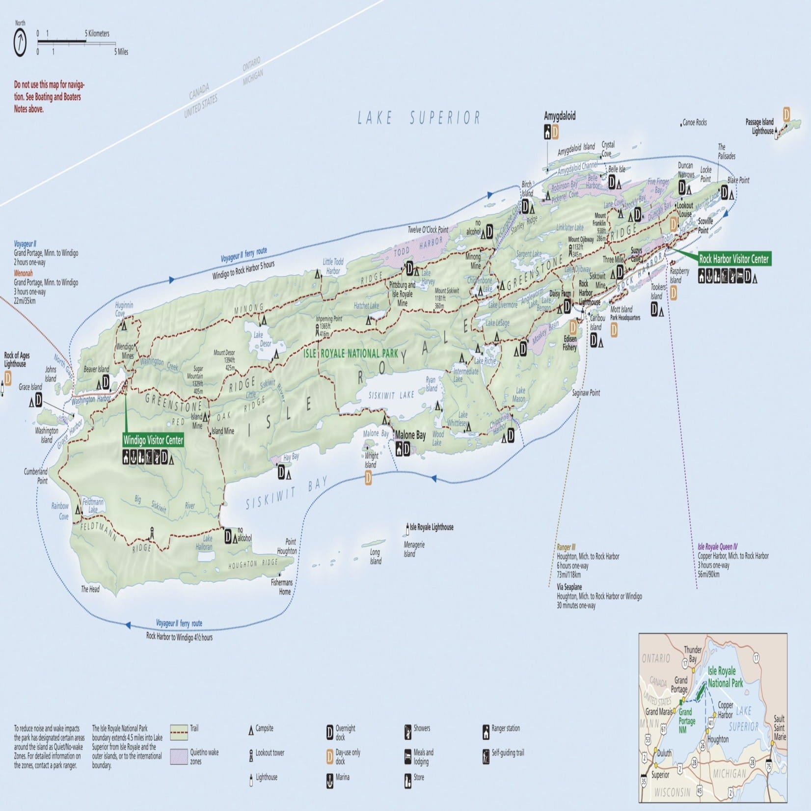 isle royale national park map
