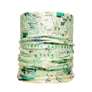 olympic national park map neck gaiter buff