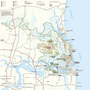 timucuan ecological and historical preserve map